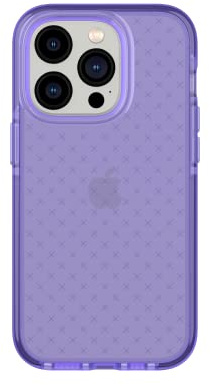 tech21 iPhone 14 Pro Evo Check - Stoßdämpfende & Schlanke Schutzhülle mit 4,8 m FlexShock Multi-Drop Schutz & Extra Tasten