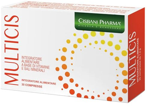 Multivitaminico Completo, Integratori stanchezza fisica e mentale con magnesio completo di Vitamina A, Cromo, Ferro, B1,B2,B3,B5,B6, Vitamina B12, Acido Folico e Biotina. Multivitaminico donna e uomo
