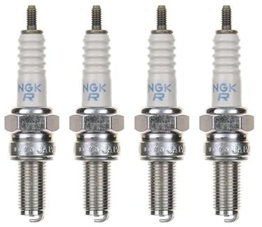 4x Zündkerze CR9E – Zündkerzen Set für Motorrad, Roller & Scooter – passend für Adiva AD 250, Benelli TNT 899/1130, Tornado, Tre-K, Gas Gas EC 250/300 F u.v.m.