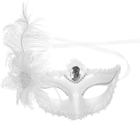 Amosfun Maskerade Maske Requisite Festival Erwachsene Maske Tanzparty Requisite Vintage Spitzenmaske Kostüm Party Halloween Karneval Passend