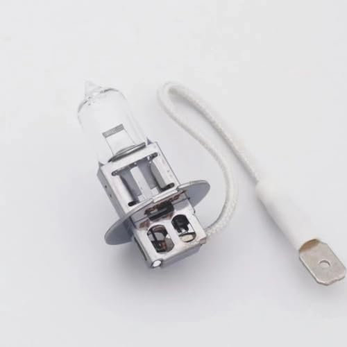 AMNOUR DN-35696 H3 12V 35W PK22S Klemmenblock-Halogenlampe H3 12V35W Autoscheinwerfer-Nebelscheinwerferlampe (2 Stück)