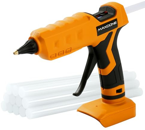 Pistola per colla a caldo senza fili per Dewalt 18 V XR agli ioni di litio, 100 W, per fai da te e riparazione, 11 mm (attrezzi senza batteria, senza caricatore)