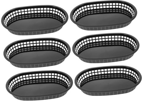 Amosfun 6pezzi Vassoio Per Frutta Ciotole Snack Cesto Frutta Portaverdure Cucina Vassoio Portaoggetti Banco