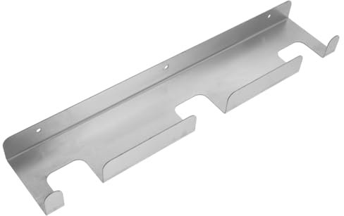 UTHCLO Pizza Storage Rack Wall-mounted Stainless Steel Holder Pizza Peel Support Kitchen Storage Peel Bracket