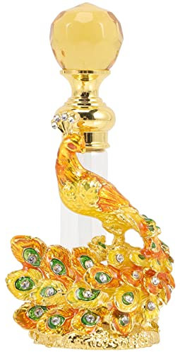 SOIMISS Frasco De Perfume Vacío Recargable Vintage De Metal Para Contenedor De Fragancia Portátil Para Uso Diario y Viajes