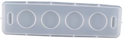 ARTIBETTER Molde de Silicona para Vaso de Diy Decoración de Hogar Molde de Resina Epóxica para Posavasos y Bandejas Compatible con Resina Uv y Epóxica para Manualidades y