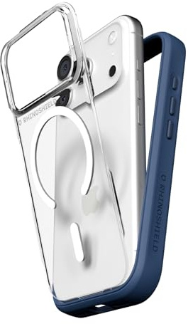 RhinoShield Mod NX Hülle für MagSafe für iPhone 17 Pro | Starker Magnet, Bumper-Case mit Backplate, modulares 2-Wege-Design, Fallschutz nach Militärstandard