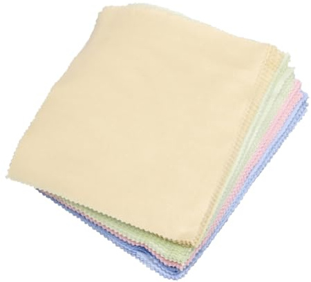 Milisten Limpieza de 100 Piezas y Gafas Lentes de Cámara Paños que Quita Manchas y Aceites Paño de Fibra Adecuado para Monitores y Tiendas de Gafas