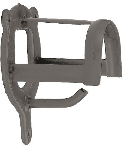 Kerbl 32885 Trensenhalter, perldunkelgrau, pulverbeschichtet