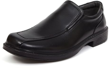 Deer Stags Men's Greenpoint Dress Shoes Comfortable Slip On Formal Loafers for Weddings, Church, Office, Prom / Black / Men’s 8.5 Medium