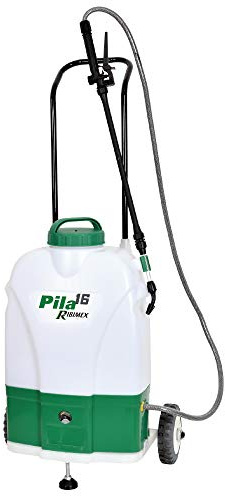 RIBILAND Pulverizador PILA16 eléctrico sobre Ruedas 16 litros batería 12V