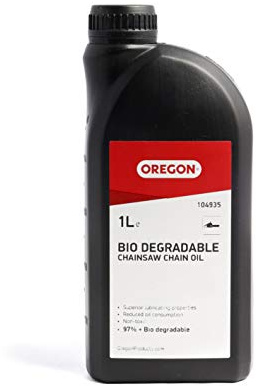 Oregon Biodegradable Chainsaw Chain & Guide Bar Oil, 1 Litre Bottle | Chainsaw Oil for Chains, Premium Lubricant, Anti Rust Chainsaw Chain Oil, Non Toxic Lubricating Bio Mineral Oil