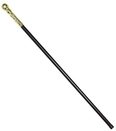 Amakando Regenten Stab Renaissance Gehstock 107 cm Edelmann Stock König Zepter Karneval Kostüm Zubehör Rokoko Flanierstock Accessoire Barock Spazierstock