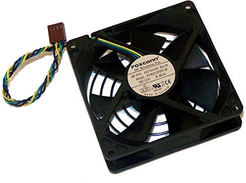 Foxconn Ventilador PC HP PV902512PSPF 0H 432768 – 001 92 x 92 x 25 mm 12 V 4-Pin 15 cm