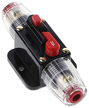 Sicherungsautomat 12V DC Inline Auto Leistungsschalter Schalter Sicherungsautomat Audio Sicherung,20A/30A/40A/50A/60A/80A/100A
