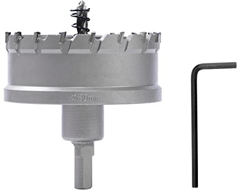 Dribotway Bi-Metall Lochsäge 80mm Hartmetall Heavy Duty Industrial Grade Edelstahl Lochschneider für Mental Wood Edelstahl Kunststoff Kupfer