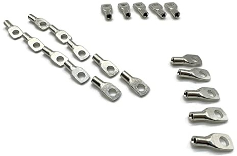 Exoda Kabelschuh 2,5mm2 M4 20x für Batteriekabel geeignet für Kabelquerschnitt 2,5 mm² ideal für zuverlässige Verbindungen in Elektroprojekten und Fahrzeugen