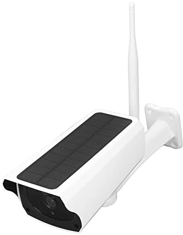 Solar Security Cameras, 1920 X 1080 HD Outdoor Wireless Home Security Outdoor Camera with 2 Pieces Of 2000mAh 18650 Lithium Batteries, Easy Installation for Home Security