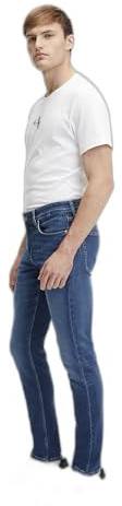 Calvin Klein Uomo Jeans Slim Fit, Blu (Denim Dark), 33W/32L