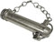 cyclingcolors Axe d'attelage avec Chaine et goupille diamètre 19mm x Longueur 70mm Barre supérieure remorque Tracteur Camion Machine agricole Piton Broche Chape