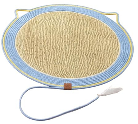 JISADER Estera refrescante para Perros y Gatos, Productos refrescantes de ratán, Almohadilla, Suministros para Mascotas, Camas para Dormir para Verano para, m