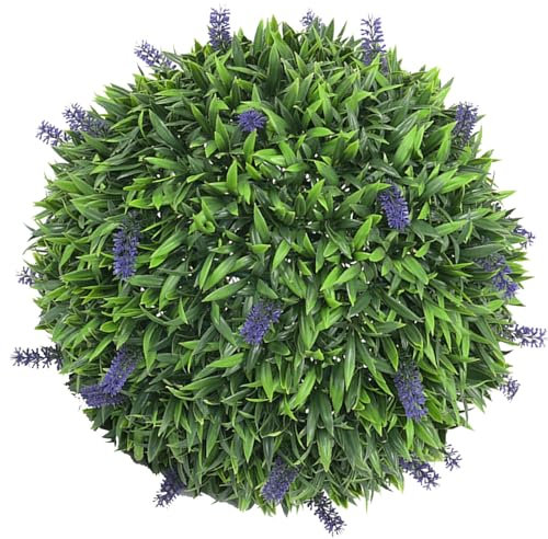 DSFHVBDD Pflanzenball Künstlich Realistischem Aussehen, Pflanzen-Ball Artificial, Buchsbaumkugeln Runder, Grasball aus Kunststoff, für Heim und Garten Dekoration (50cm)