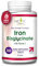 Gentle Iron Tablets - Iron Bisglycinate 28 mg, 6 Month’s Supply - 360 High Strength Tablets - Supplement Suitable for Vegans - Best Immune System Booster for Women & Men - Made in UK