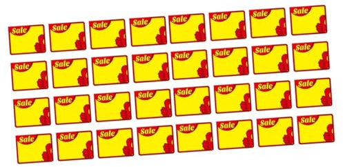 Lurrose 100 Stk Warenpreisschild Sterne Einzelhandelsschilder Warenpreismarke Verkaufspreis Aufkleber Papierschilder Für Geschäfte Display-tags Für Den Einzelhandel Werbe-tags Weiße Karte