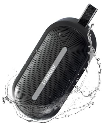 J-BRAUV Altoparlante Bluetooth portatile, 40 W, suono stereo forte, BT5.3, impermeabile IP67, fino a 20 ore di riproduzione, altoparlanti Bluetooth wireless per esterni, viaggi, casa, spiaggia, idea