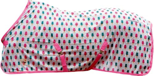 HKM Naples Fliegendecke, Pink/Aqua, 165