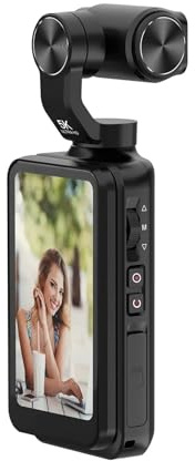 FJLKGDSP M5 Action Camera 4k Handheld Pocket Digital Camcorder 3-axis Gimbal Stabilization IR Night Vision Vlog Videos Camara