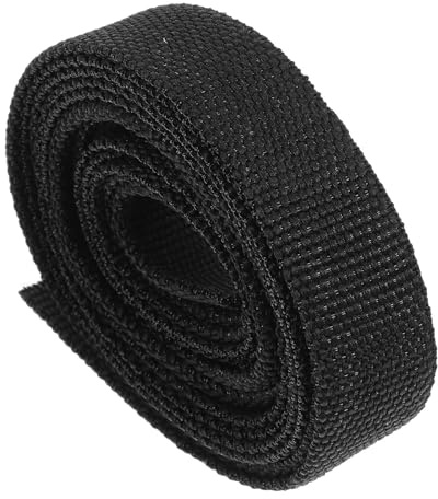 ELEOUTI Gaine Thermorétractable Tressée Noire 12 Mm de Diamètre Intérieur 2 M Manchon Isolant Antiabrasion et Antidérapant pour Câble et Tuyau Protection Thermique Industrielle