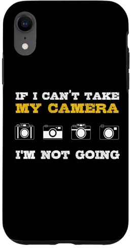 My Camera I Photographe Appareil Photo Objectif Photo Coque pour iPhone XR