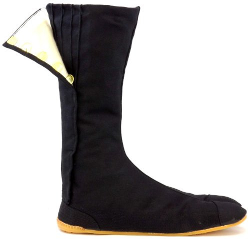 Rikio Fighter Black Jikatabi (Outdoor Tabi) - Size 28