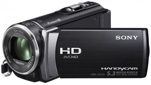 Sony Handycam CX210 Full HD Camcorder - Black (8GB, 5.3MP, 25 x Optical Zoom) 2.7 inch LCD