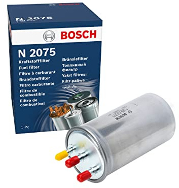 BOSCH Kraftstofffilter F026402075 | Scheidet Partikel und Wasser vom Kraftstoff ab - schützt die Einspritzanlage