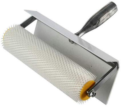 Spiked Compound Screed Floor Roller Splash Guard 500mm Wide & 21mm Spikes JS6