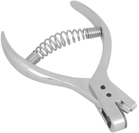 Broco Pinza per Tacche, Acciaio Inossidabile Casa Fai-da-te Indumento Cucitura Notcher Sarti Pinze per Cucire Modello di Punzonatrice Fori Tacche Strumenti di Perforazione