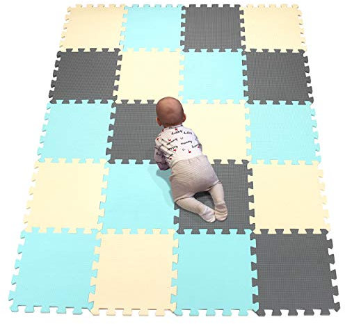 YIMINYUER® 20 Teilige (30cm×30cm×1cm Einzelstück), Puzzlematten Baby, Puzzlematte Spielmatte, Babys Puzzle Matten, Kinder Spielmatten R08R10R12G301020