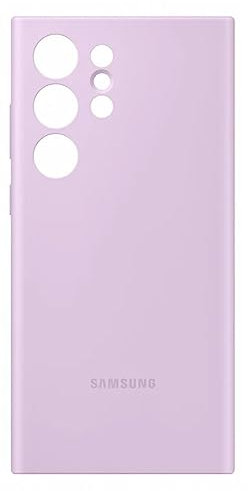 Samsung Silicone Smartphone Case EF-PS918 für Galaxy S23 Ultra, Handy-Hülle, Silikon, Kratzfest, Schlankes Design, Lavender