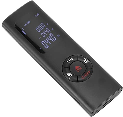 Telémetro Láser, Medidor de Distancia Láser de Mano de 40 M Telémetro Digital Portátil Multifuncional para Decoración de Interiores, Diseño de Interiores y Arquitectura