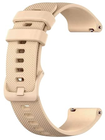 OcioDual Bracelet Montre 22mm Beige, Bracelets de Montres pour Homme à Dégagement Rapide, Bracelet Montre Connectée Femme en Silicone, Bracelets de Montres pour Femme, Unisexe