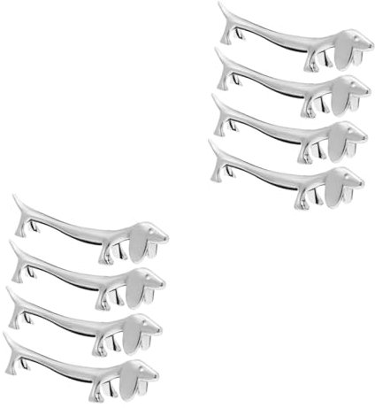 Cabilock Lot De 2 Supports À En Métal Support À Ustensiles Motif Chien Du Chinois Décoratif Pour Cuisine De Restaurant 4 Pièces X 2