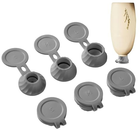 Flaschen-fliip-Verschlüsse – 6-teiliges Set zum umgedrehten Entleeren, umgekehrte Flaschenverschlüsse | Reverse Stopper Caps fliip-Flaschen-Set mit 3 Größen-Adaptern, umweltfreundliche Flaschenverschl