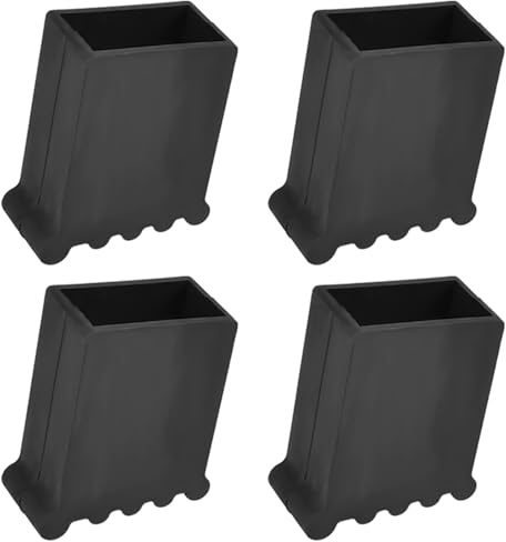 4PCS Leiterfußabdeckung, rutschfeste Gummipolster für Leiterfüße, Ersatzfüße aus Gummi für Trittleitern, Fußmattenkissen für Leiterfüße, Ersatzteil für Ausziehleitern (B)