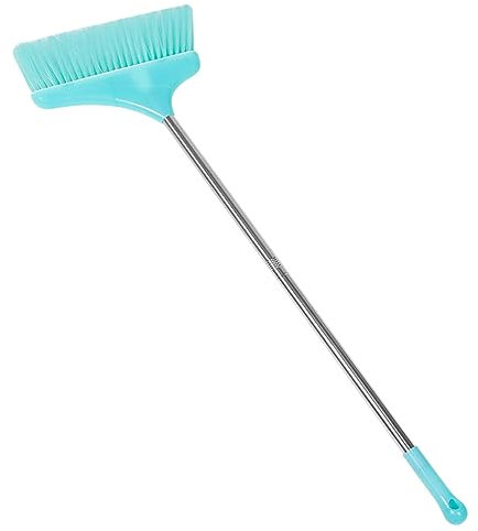 SKISUNO Long Handle Broom for Home Cleaning Heavy Duty Floor Scraper for Kitchen and Bathroom Sweeping Household Cleaning Tool