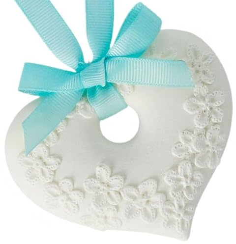 Molde ceramica perfumada corazon para colgar