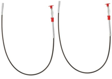 DINHEAROM 2pezzi Pinze Flessibili Per Disostruzione Strumento Per Rimuovere Otturazioni Da Lavandini Docce e Toilette Utensile Per Pulire Drenaggi Domestici Con Design Gancio