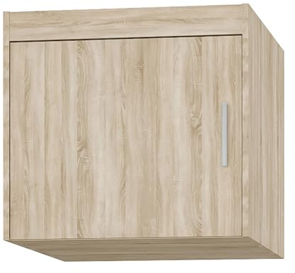 AXLIVING Schrankaufsatz Storicos Sonoma Eiche 1D 59,9x55x53 cm Modern