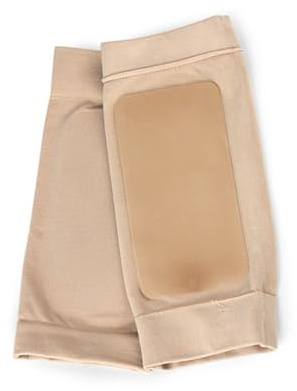 Nucelit 1 paire de chaussettes de skate respirantes et élastiques en gel pour patins à roulettes - Protection du talon facile à utiliser